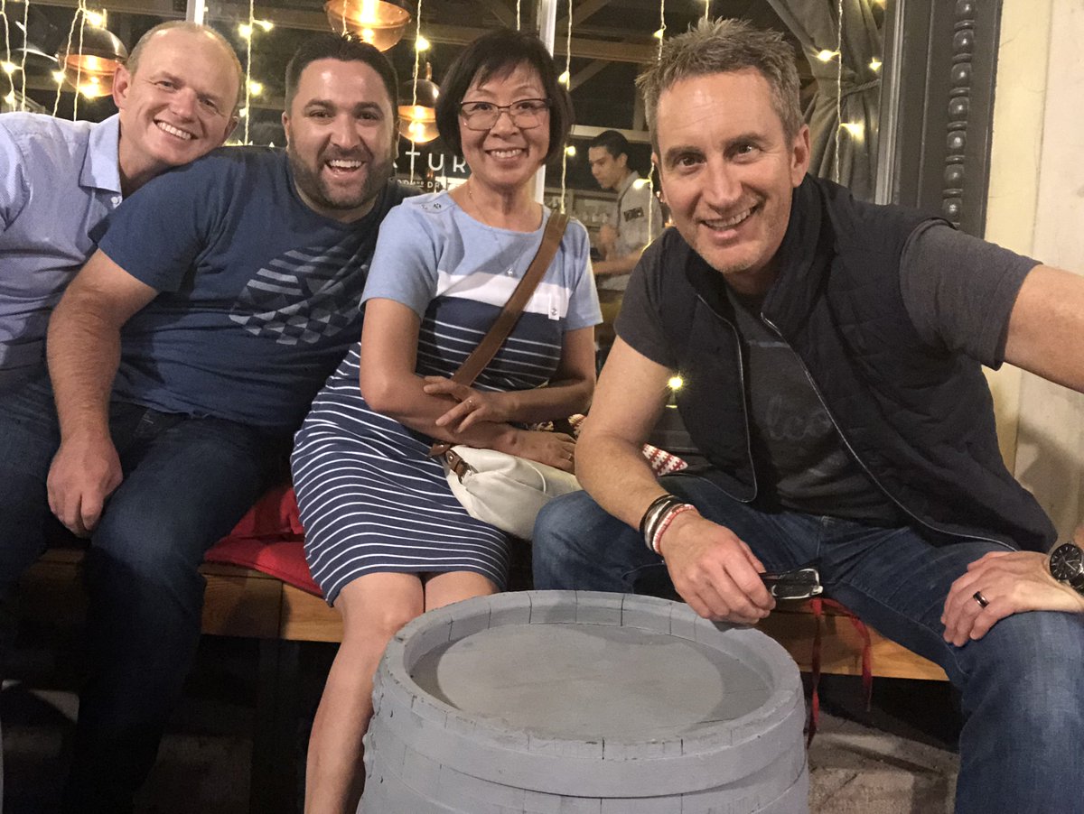 AledMiles's tweet photo. Fun time out with the team in Belgrade last night! Lucky to have such a great international culture at @TeleSign. #TeleSignTogether https://t.co/oilQlwPy3c