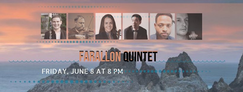Old1stConcerts's tweet photo. Don't miss the Farallon Quintet tomorrow at 8PM! Program includes a World Premiere of Ahmed Alabaca's Ascension for Clarinet and String Quartet
Tickets: https://t.co/BNO5hUIWwg #SF #SFconcerts #Chambermusic #O1C https://t.co/5FIP4CUX1Y
