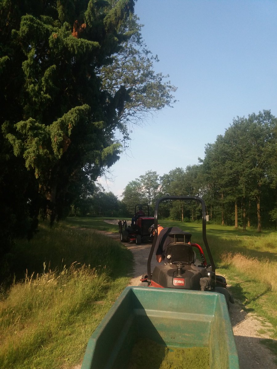 ErikvanWijhe's tweet photo. Start avond shift @DeGelpenberg @NGF_  #NKstrokeplay https://t.co/bga76p7TZt