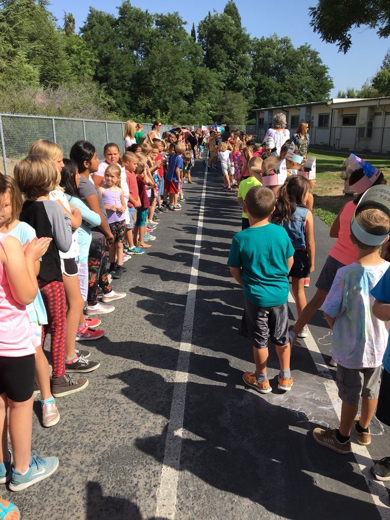 aspringsteen810's tweet photo. All of our Antelope Creek Falcons came out to wish the 6th graders good luck in middle school! We will miss you! Go Falcons! #rusdproud #gofalcons #ACESproud https://t.co/htxeaTNyDR