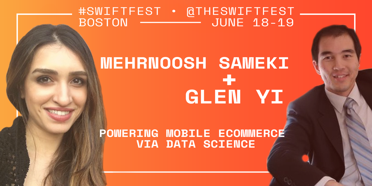 theSwiftFest's tweet photo. Mehrnoosh Sameki and @glenyi from @RueLaLa join the team of speakers of #SwifFest with the talk Powering #Mobile #eCommerce via #Data Science! #iosdev #swiftlang
Talk https://t.co/JdD4qDHb0z🎙️
❗️ Last week for in time tickets https://t.co/pSMmKUfdYs https://t.co/s6w9PPsHVp