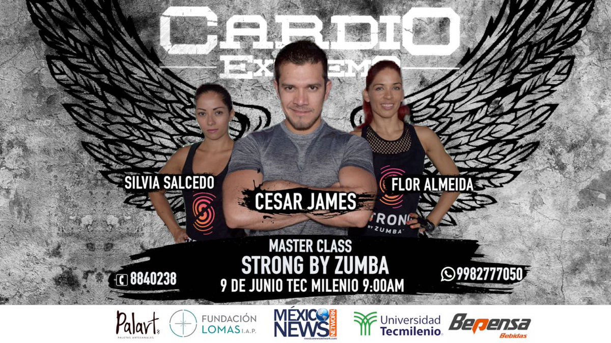 lau_arci's tweet photo. #CardioExtremo este 9 de junio en @TecMilCancun No te pierdas esta #Masterclass que estará padrísima con mi amiga Florecita y sus cuates. Lleva toalla, ropa deportiva cómoda, tenía y si tienes tapete de yoga. @VivoEnCancun https://t.co/pzPU6hlmzg