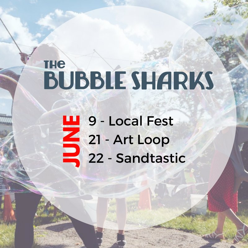 thebubblesharks's tweet photo. Our June Schedule is up! @ArtsCommission @loop_toledo @LevisCommons #redbirdartsdistrict #thebubblesharks https://t.co/kN0r95u4pO