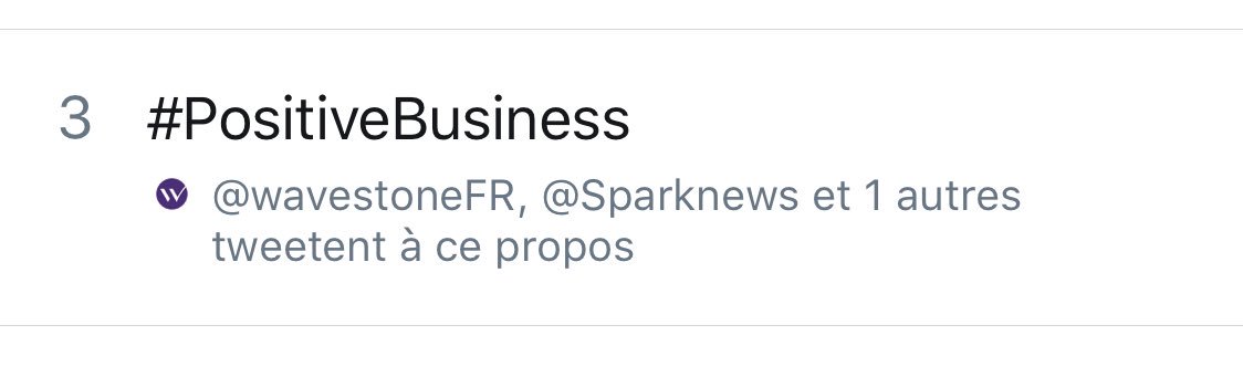 SocieteGenerale's tweet photo. Beau signal pour les #TransformationsPositives des entreprises avec #PositiveBusiness en TT đ @Sparknews @wavestoneFR @generalifrance @LesEchosEvents @LesEchos https://t.co/zZreenjYLg