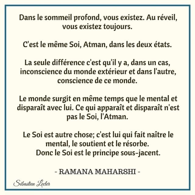 توییتر Sebastien Lecler در توییتر Citation Ramanamaharshi Soi Atman Reveil Sommeil Toujours Chose Principe Spiritualite Sagesse Mental Monde Temps Conscience T Co Qxar4wur9r T Co F4clltbnmn