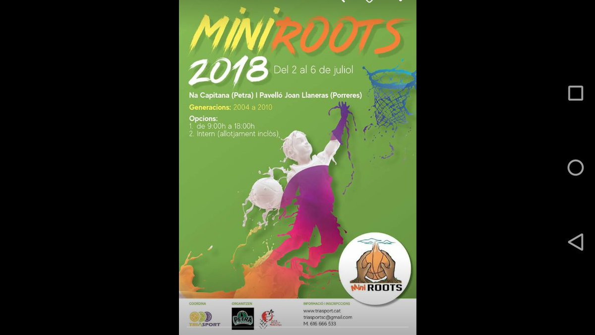 vs_roots's tweet photo. #campus #tecnificación #educandoalmovimiento #sumatealmovimineto #vsroots #basketballcamp #formacion #miniroots #infantilroots #kadetroots https://t.co/jITP7KY9z5