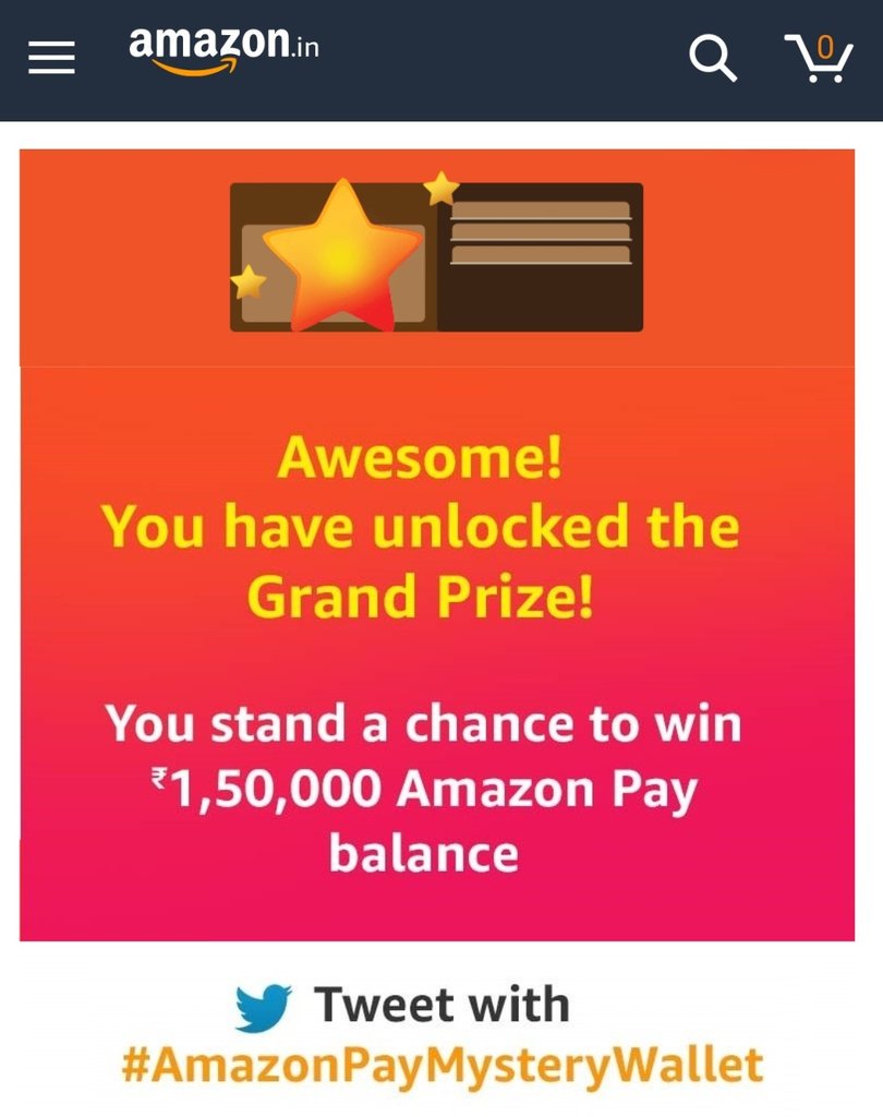 Rathnaroxs's tweet photo. #AmazonPayMysteryWallet https://t.co/Nq0kkJBF3T
