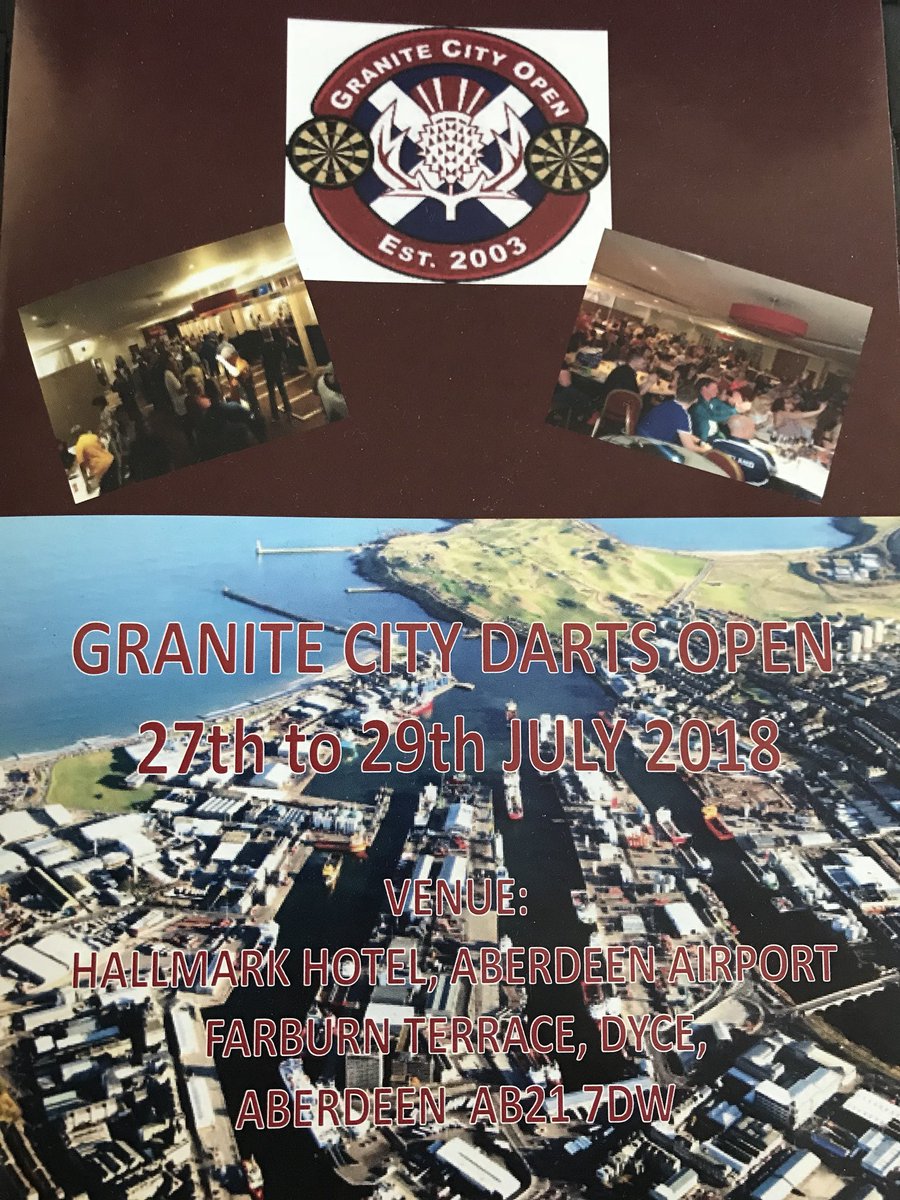 DerekWeston16's tweet photo. #granitecityopen 16th event and still going strong and open to all 
Time to enter and it can all be done online
Hotel rooms can be booked office hours Monday to Friday 
@goodevans180 @jabba180 @seanewing72
@thisiswesty @Winmau @BDOdarts @OfficialPDC https://t.co/sJAskvUk9W