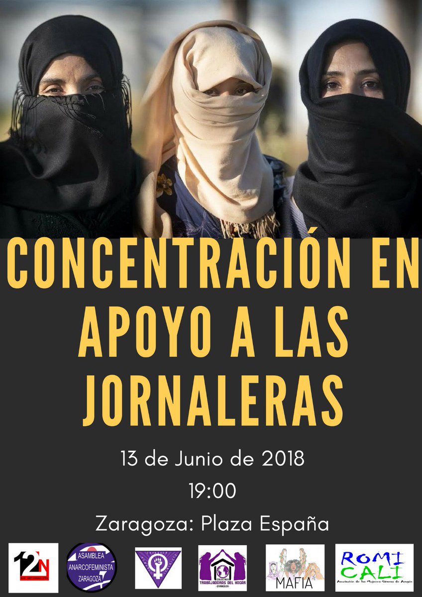 Soooraayaa's tweet photo. Concentración en Zaragoza el miércoles 13 de Junio a las 19:00 en Plaza España https://t.co/bbDu5a5VKm