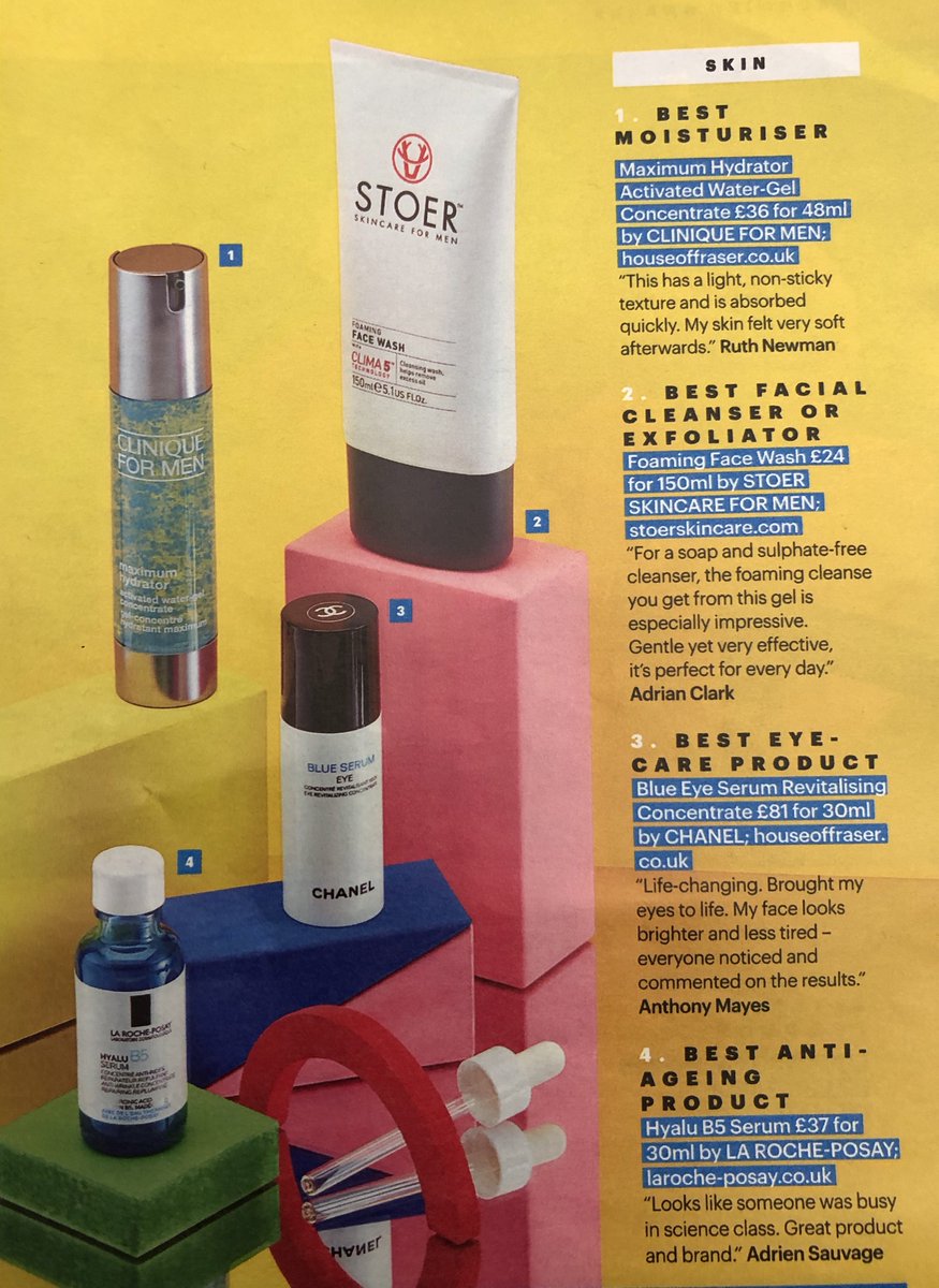 StoerForMen's tweet photo. STOER Foaming Face Wash winner in the ‘Best Facial Cleanser/Exfoliator’ category in the Shortlist Men’s Grooming Awards 2018. Thanks
to Shortlist, the judges and STOER supporters who voted for us. https://t.co/HCFcAO9XxJ https://t.co/j1Yf1DzNVQ