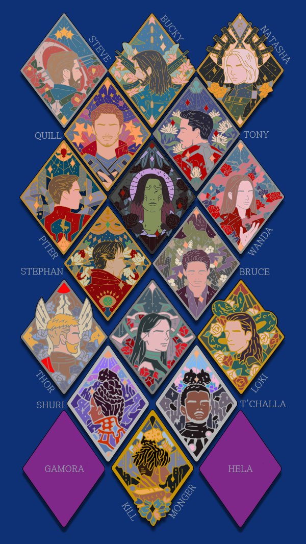 [RT♥] 인피니티워 캐릭터 테마 뱃지의 수요조사를 받습니당!!
제작하게 되면 알티해주신 분 중 3분께 원하시는 뱃지를 드려요! :D ☄️

수요조사 폼 ✋naver.me/GRS6572X✊

#InfinityWar 스팁 버키 나타샤 퀼 토니 피터 가모라 완다 닥스 배너 토르 헬라 로키 슈리 트찰라 킬몽거