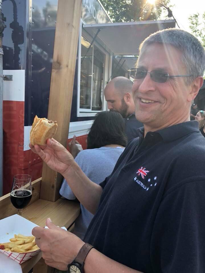 Jamospies's tweet photo. What an amazing night at Backchannel! Thank you all for the support, you cleaned us out of pies, sausage rolls. I can’t wait to see you all again. #jamospies #backchannelbrewing #anzaa #downunderfood https://t.co/sx0ZVvoLiJ