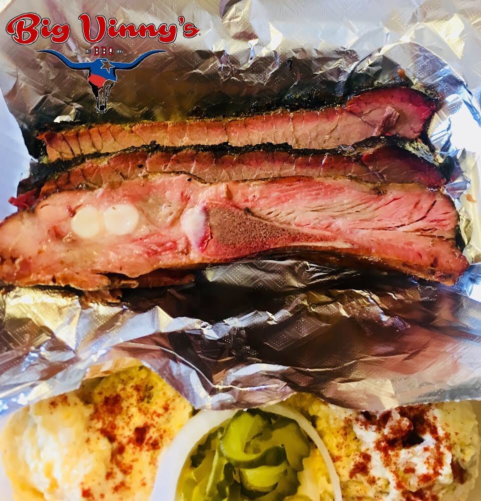 BBQBMiller's tweet photo. Big Vinny’s Brisket and Ribs! Open from 11 to sell out o’clock! 1800 South Congress Ave. in front of Hudsons Meat Market. #brisket #bbq #bbqbrian #bigvinnysbbq #catering #local #keepemsmokin #hudsonsmeatmarket #food #delicious #austin #austintx #soco #sausage #southaustin https://t.co/oG5d2mZQ1S