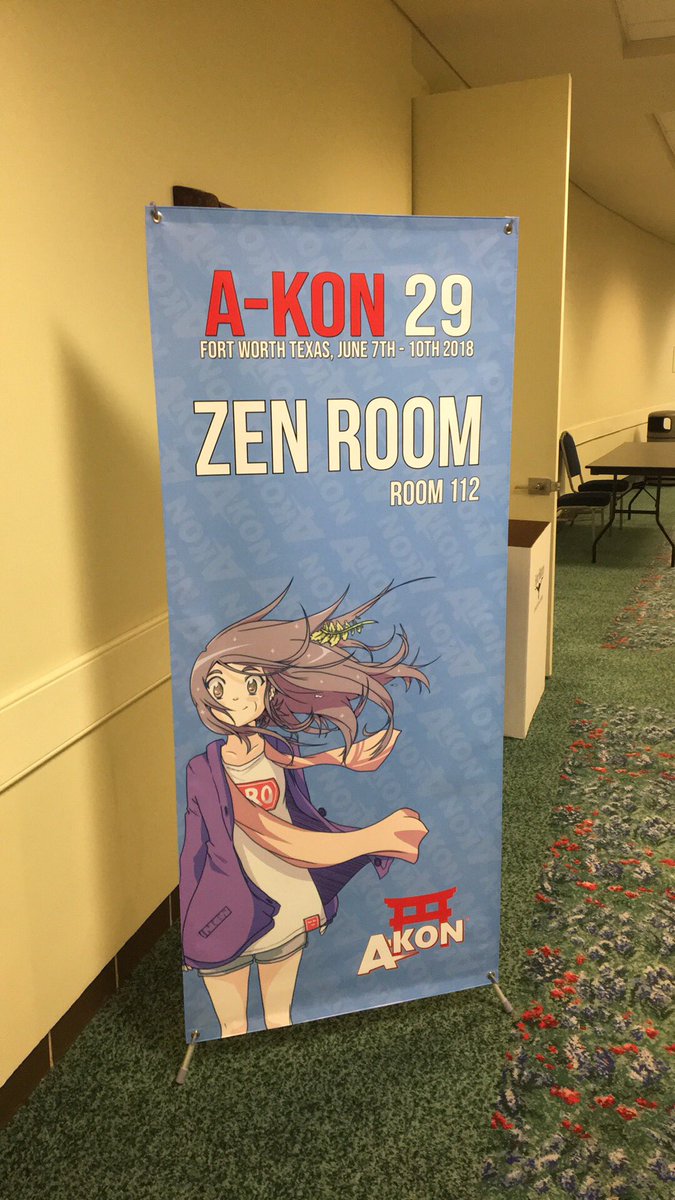 NonVisibleNerds's tweet photo. If you’re at @AKon_Convention and have anxiety and need to decompress, check out the Zen Room!! It is a safe space!!
#akon29 #disabilities #zenroom https://t.co/C9jwjtOdBK