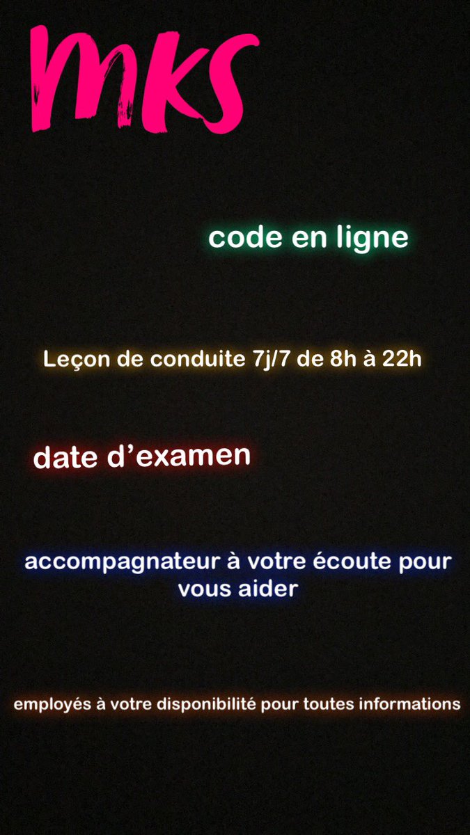 MKSparis's tweet photo. MKS ❕❕.                          #sartrouville #asnieressurseine #permis #conduite #doublecommande #locationdoublecommande #code #mks #iledefrance #paris #photooftheday #followme #picoftheday #follow #follow4follow #twitter #photo #followforfollow #bestoftheday https://t.co/mzRrCV5CeW