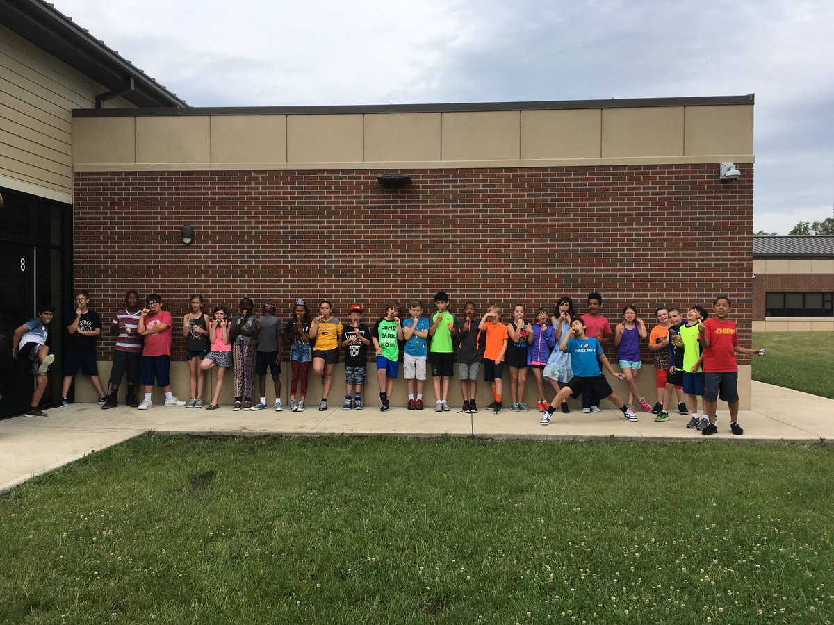Enjoying the finished product!  Pudding popsicles #sjsdproud