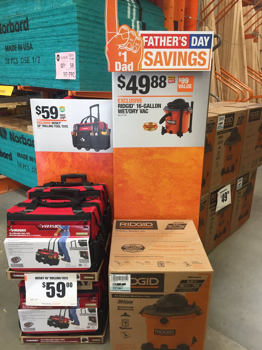 home depot father's day 2018
