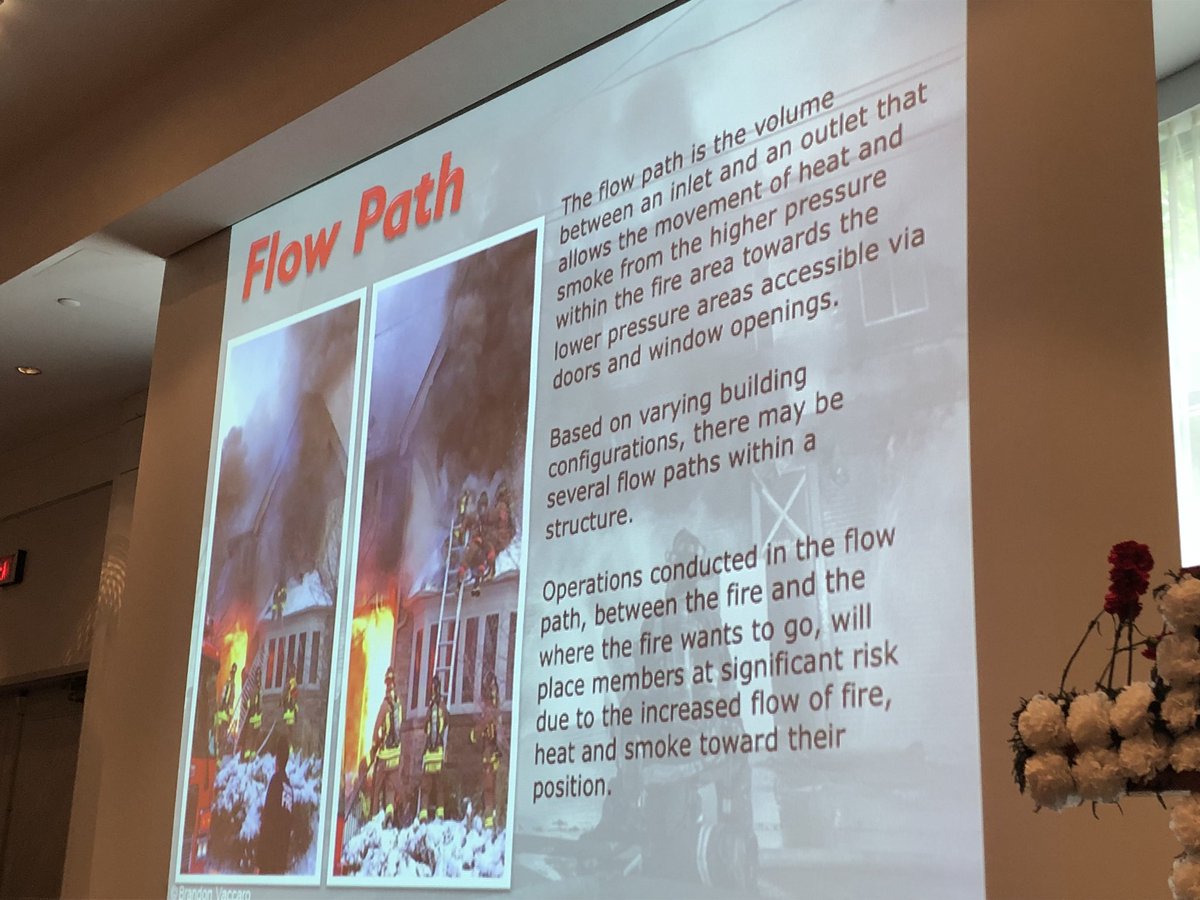 FirechiefVince's tweet photo. Great presentation on fire dynamics by Ian Bolton at @FCABCconference. Even with my over 30 years it proves we have so much to keep current on fire attack procedure in today’s fires. #RLS18 https://t.co/8ONGRo3vgy