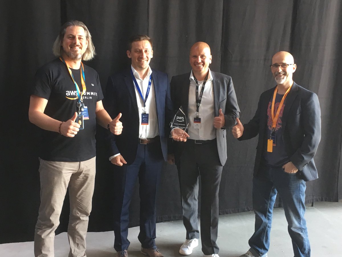 PlusServer's tweet image. #Gewinner #managedaws #AWSSummit #Danke @awscloud⁩