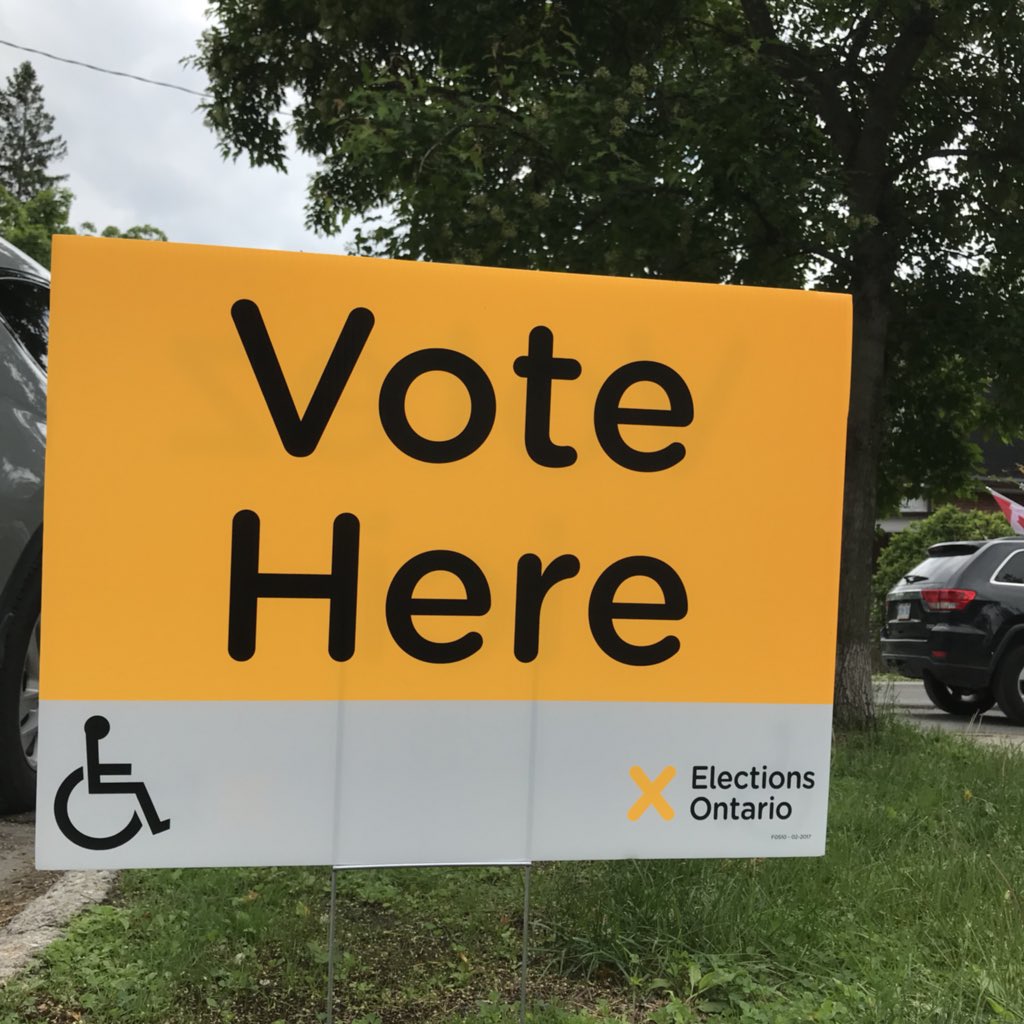 missfish's tweet photo. I secretly wish they gave out “I voted” stickers/pins/temporary tattoos because I’d wear them with pride. I vote for voter swag! #GOVOTE #ElectionsOntario #OntarioVotes #ONpoli https://t.co/T0TV05d3mz
