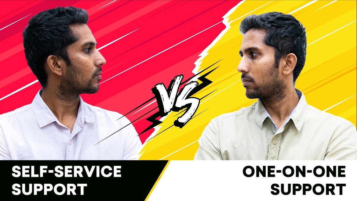 custservacademy's tweet photo. 🤜🤛We're excited to start the 'Pros/Cons' series where we discuss some of the more dividing topics in #CustomerService 
First topic:  One-on-one support 🆚Self-service support. Watch this meta debate now!
Follow the series: https://t.co/dTfIWGdzS9
https://t.co/o5WXktfqk8 https://t.co/zkJBcYjCwG
