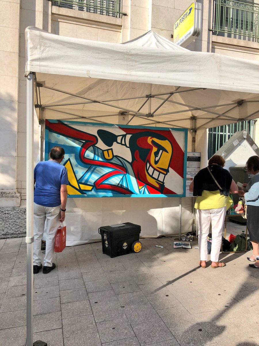 Angers's tweet photo. [ Échappées d’Art] retrouvez les œuvres dans la ville d’#Angers et le @Panneaupal tout l’été ! ☀️ #cultureangers https://t.co/wUHuU1IyLO https://t.co/6I6mVIGuQM