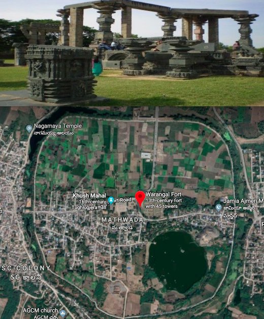 DarwinBeliever's tweet photo. @SujoyKabiraj @wiavastukala @ReclaimTemples @IndianInterest @sanjeevsanyal @davidfrawleyved @rameshwarmishra @PraveenMohanET @AArchitectsYT @IndiaToday @anileshmahajan @HISTORY @UNESCO @IndiaatUNESCO @UN @WorldMonuments @heritage_alert #WarangalFort #India #Ancient #Industrial/#Mining Site-Walls &amp; inner #moat for containment, larger outer circle #canal &amp; deep manmade lake #Ekashila is watersource;#pillars/stone slabs are #wellcaps to #deepwell #boreholes &amp; #mineshafts, area has higher rates of #cancer,#leprosy? https://t.co/iqPo09Hb1N