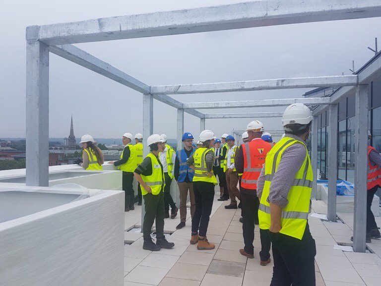 Great to welcome <a href="/BCO_NextGen/">BCO NextGen</a> <a href="/BCO_UK/">British Council for Offices</a> to Aurora, Finzels Reach. Good discussions on #BREEAM and #LEED @gavinbcubex socsi.in/4FkKi
