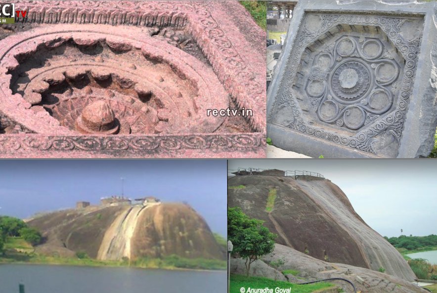 DarwinBeliever's tweet photo. @SujoyKabiraj @wiavastukala @ReclaimTemples @IndianInterest @sanjeevsanyal @davidfrawleyved @rameshwarmishra @PraveenMohanET @AArchitectsYT @IndiaToday @anileshmahajan @HISTORY @UNESCO @IndiaatUNESCO @UN @WorldMonuments @heritage_alert #WarangalFort #India #Ancient #Industrial/#Mining Site-Walls &amp; inner #moat for containment, larger outer circle #canal &amp; deep manmade lake #Ekashila is watersource;#pillars/stone slabs are #wellcaps to #deepwell #boreholes &amp; #mineshafts, area has higher rates of #cancer,#leprosy? https://t.co/iqPo09Hb1N
