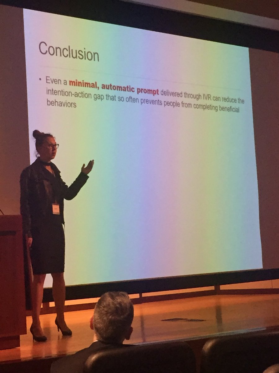 babickart's tweet photo. Planning prompts can reduce delinquency of credit card payments—@NinaMazar presents at @BUQuestrom #digitizedbehavior 2018. https://t.co/RAxnkpjfPv