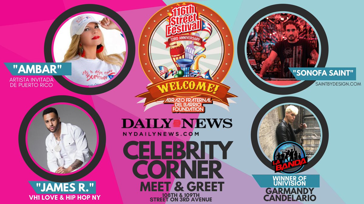 S0n0fasaint's tweet photo. This Saturday come see me and the amazing folks representing #PuertoRico at the #116festival #DailyNews https://t.co/2XiXoifywH