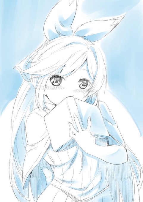 本で口元を隠すのって可愛いよね
#クラリス
#グラブル 