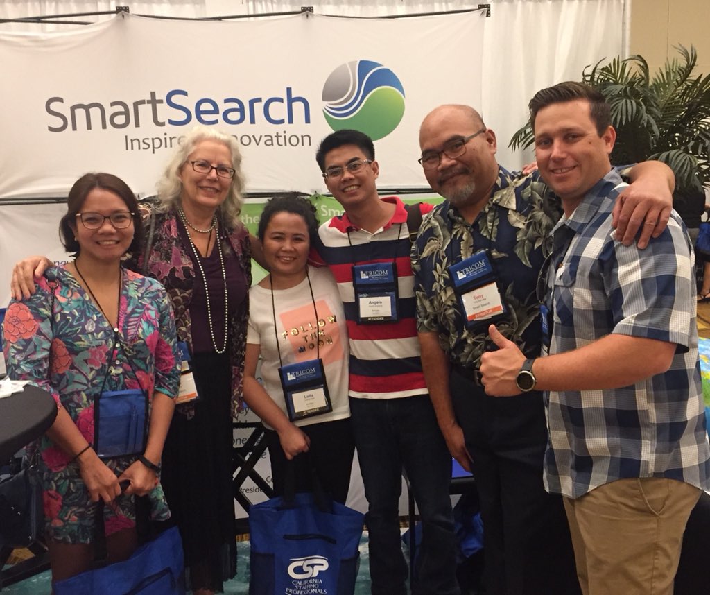 SylvieDahl's tweet photo. Team @AmtecStaffing and @SmartSearchATS at the California Staffing Professionals Conference #CSPchat https://t.co/BinvJgO4Rc