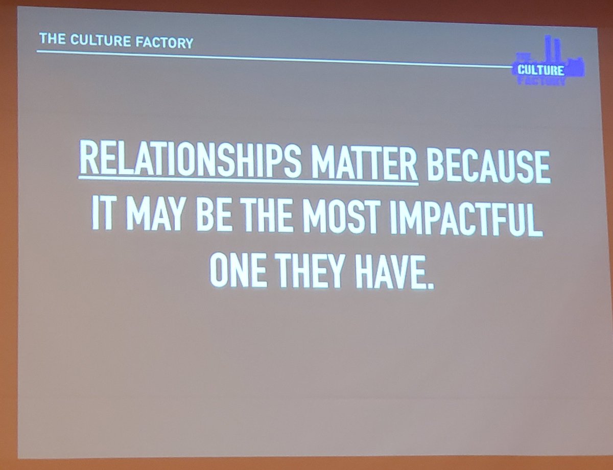 hoffer_d's tweet photo. Relationships matter! @CoachJacksonTPW #Culture #gpsedchat https://t.co/ApC38DnFx2