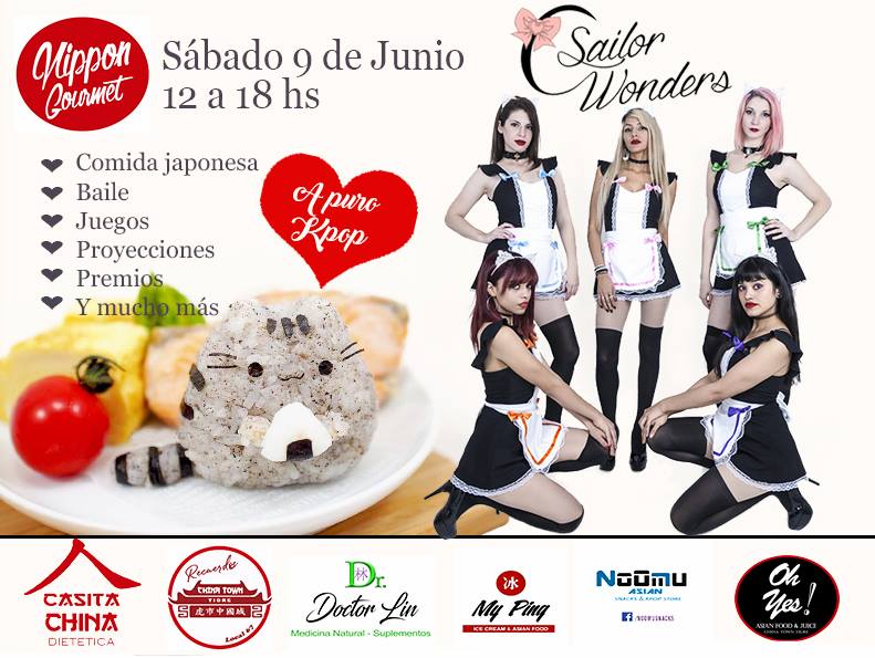 Cuenta Regresiva! 😍 Este Sábado 09 de Junio!! @SailorWonder en el local de @NGourmet_Tigre !  Sorteos, Música y la mejor comida! No te lo pierdas! CUPOS LIMITADOS! Manda tu mensaje a los chicos de Nippon Gourmet Tigre para reservar tu lugar!