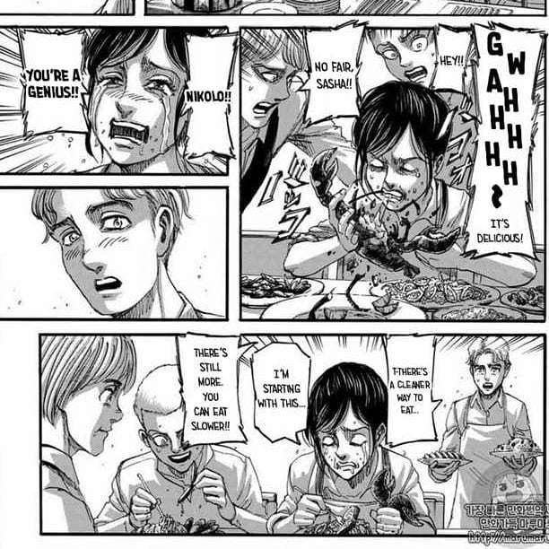 DeveloperWes's tweet photo. Sasha π
#attackontitan #shingekinokyojin #aot #snk #attackontitansasha #erenjaeger #mikasa #armin #leviackerman #paradis #eldia #marley #attackontitanchapter106 #attackontitanspoilers https://t.co/ggi0KMEQZS https://t.co/2npOow5zWw