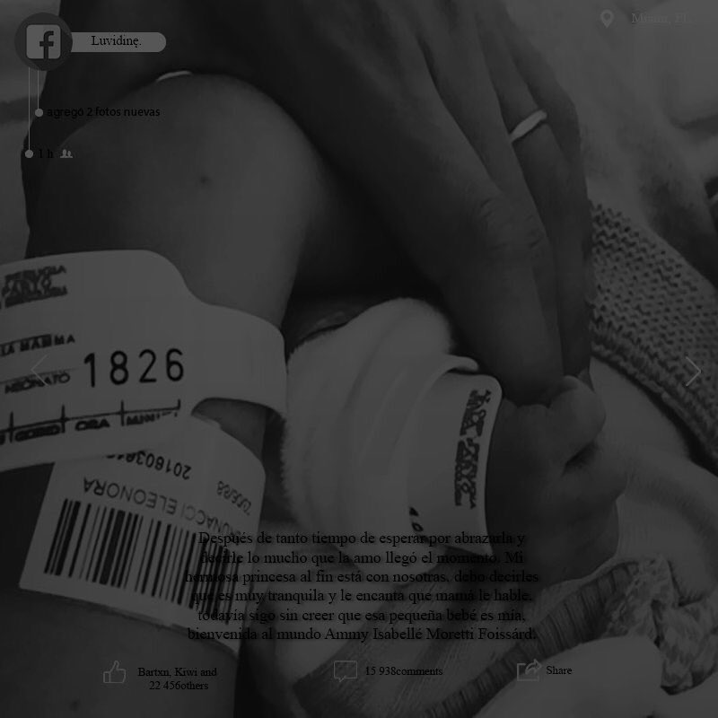 BXWONGX's tweet image. III. Giovedi.     
       Después de una larga madrugada debo presentarles a Ammy Isabellé Moretti Foissàrd pesando 3,7kg. Desde que la vi no puedo separarme de ella, estoy muy enamorada. Mi hermosa mujer y yo estamos contentas de tenerla con nosotras después de tanto tiempo.