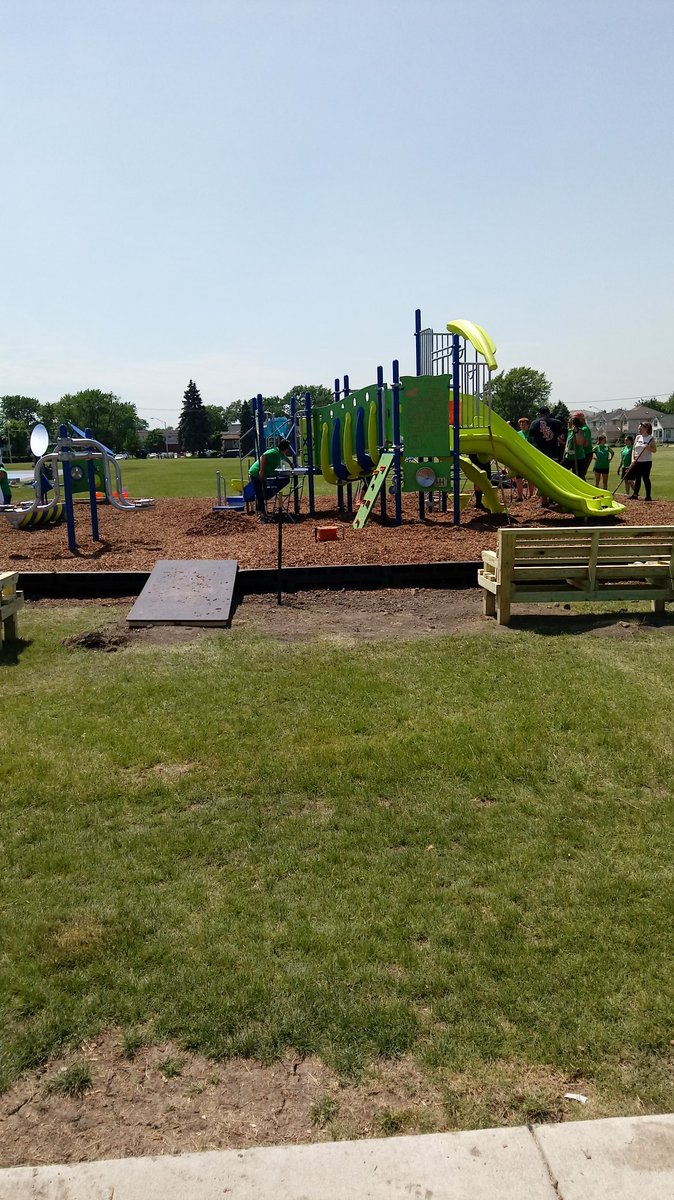 Here's a glimpse of Maddock's KaBoom playground! There's more to see! Great fun for the students and community.