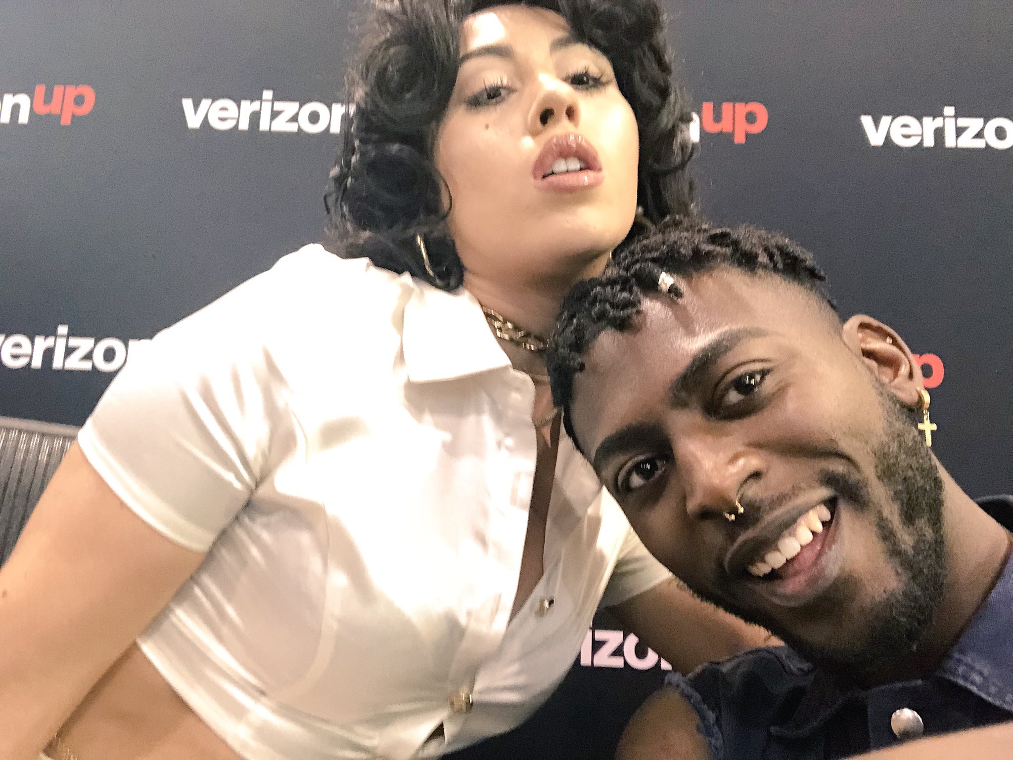 D on X: So I met Kali Uchis today.. she said she loved me!! I didnt have  a boob for her to sign so she signed my arm t.coDy7tZ0DChn  X