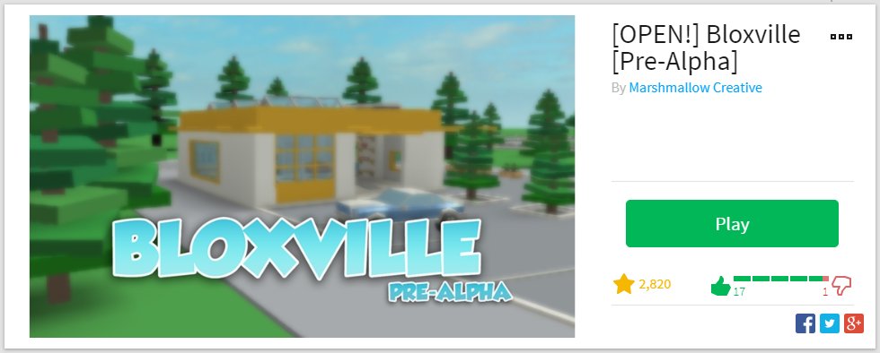 Andrej On Twitter Bloxville Pre Alpha Is Finally Open Read Game Description Carefully Big Thanks To Kashmirq On Roblox For Helping Me Out Https T Co Cbx60ytkip - bloxville roblox