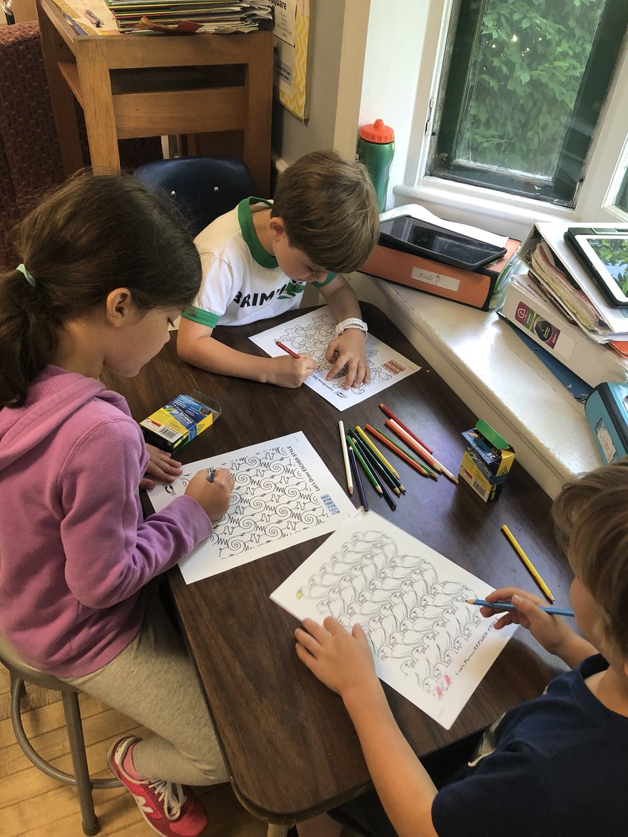 meg_ship's tweet photo. My kindergartener brought her whole class for a special visit today! #whenmomisateacher #facultykid #workperks @brimmerandmay https://t.co/1ULYgIR545