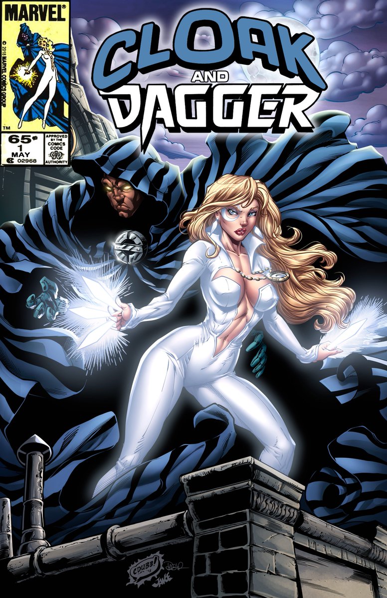 cdubbart's tweet photo. Mock cover I put together for my #CloakAndDagger #pinup. Psyched for the @CloakAndDagger series ;)
#DanielleAlexisStPierre #marvel #marvelcomics #commission #cdubbart #gothic #cathedral #fullmoon #comicbookart #superheroes #blackheroes #tyronejohnson #tandybowen #jakeisenberg https://t.co/IuOYU8otu7