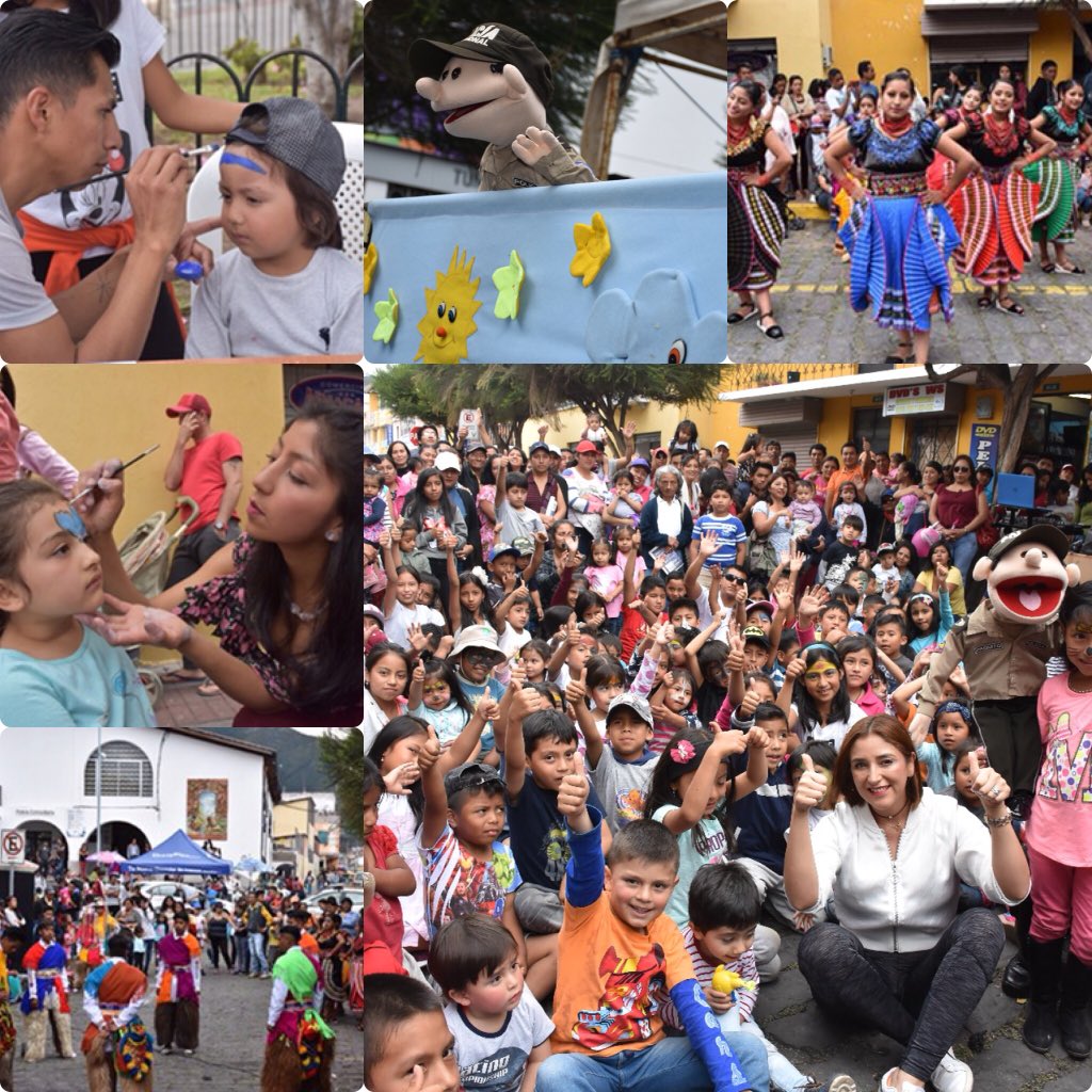 LorenaBritoEc's tweet photo. La unión hace la fuerza 🤝 festejamos el #DiaDelNiño 🎉 en un evento totalmente gestionado gracias a la colaboración de artistas, danzas, paquito Policia, Ferrero del Ecuador, grupo Juvenil de #Tumbaco #ASODAV #AAVT y más.
#FelizJueves https://t.co/Sy5hlfA3gC