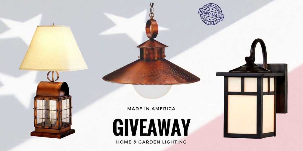 HomeLighting101's tweet photo. Last Chance!! Ends Tonight!!! Which would you choose? #AmericanMade #Lighting #giveaway: Enter to #win a #handmade solid #copper or #brass #lighting fixture #madeinUSA #MadeinAmerica Ends this Thursday June 6, 2018.  @USALoveList https://t.co/EXLu9FsaHk https://t.co/jmTKndRDqI