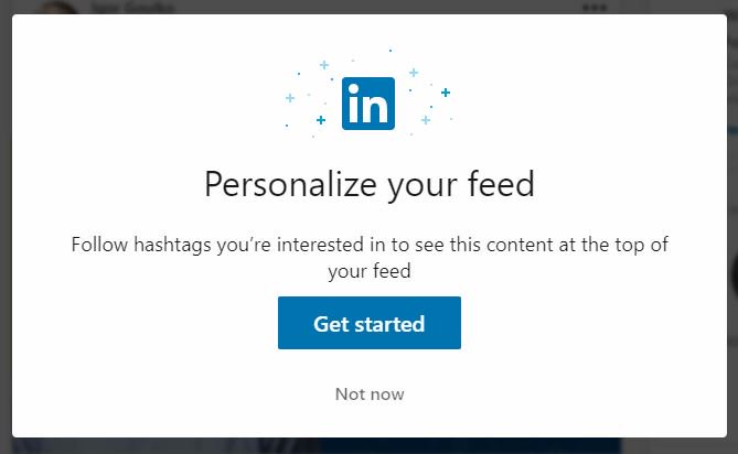 Good to see some #UserExperience improvements rolled out to #LinkedIn. Get your #hashtag freak on!