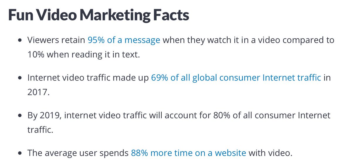 sammystrade07's tweet photo. “Viewers retain 95% of a message when they watch it in a video compared to 10% when reading it in text.” https://t.co/w77HoBSjNC #powerofvideo #SchoolTubeChat #JEA #medialiteracy https://t.co/7erSs2ftGX