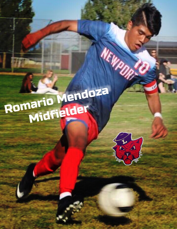 LinfieldMSoccer's tweet photo. Next, we would like to introduce 2x state champion and All-State midfielder Romario Mendoza! Welcome to the Linfield Family! #alwayscompete #linfieldsoccer #wildcatfamily https://t.co/9Bi7o5JhFF