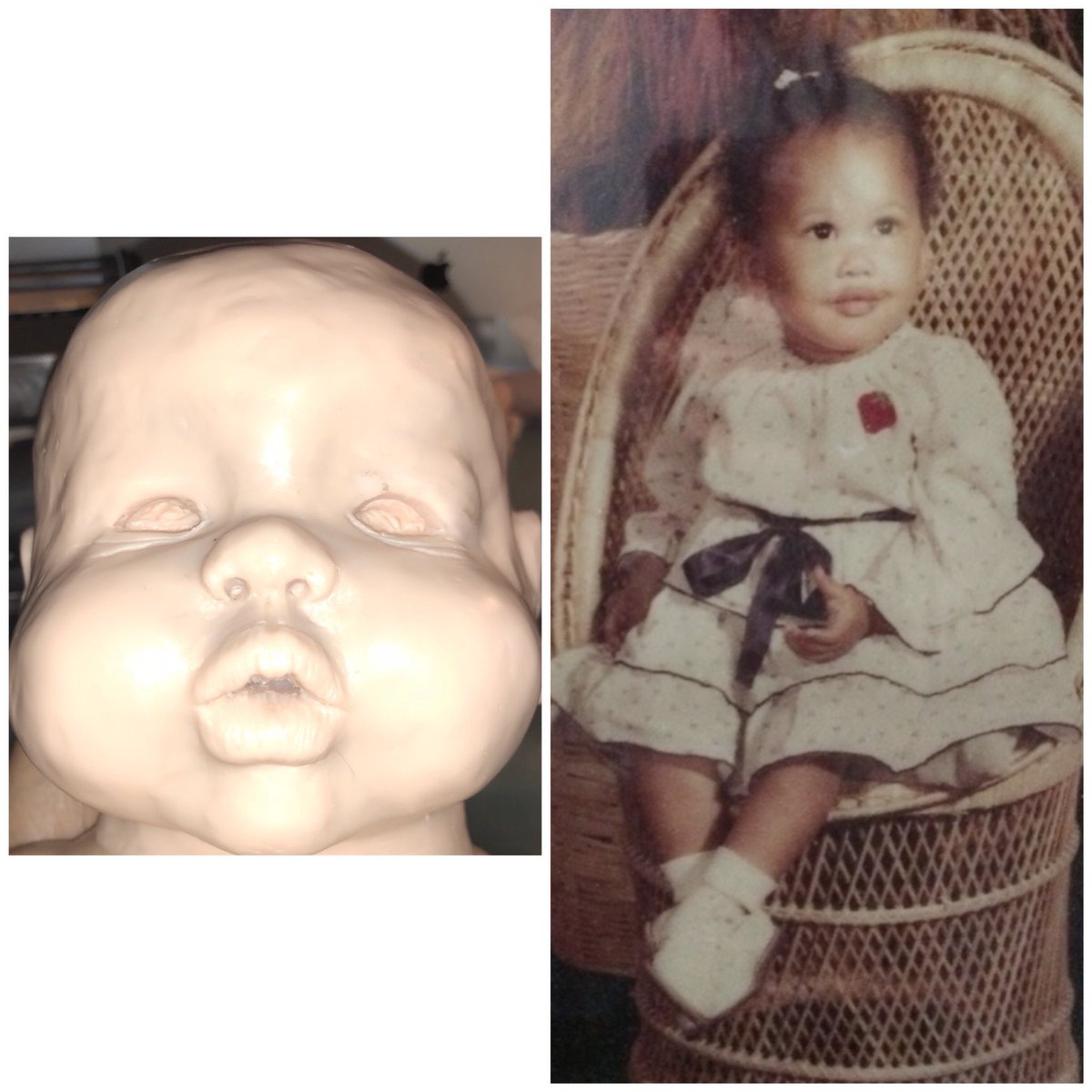 GirllandS's tweet photo. I’m making a polymers clay reborn baby that looks like me when I was a baby. ☺️ I’m going to turn her into a silicone reborn baby doll. Feel free to DM me to pay on here too. Girlland’s Reborns (Reborns Like Omgish!)😜 https://t.co/7tLviGyPkx I’m almost finish. https://t.co/ZL16CQeXcZ