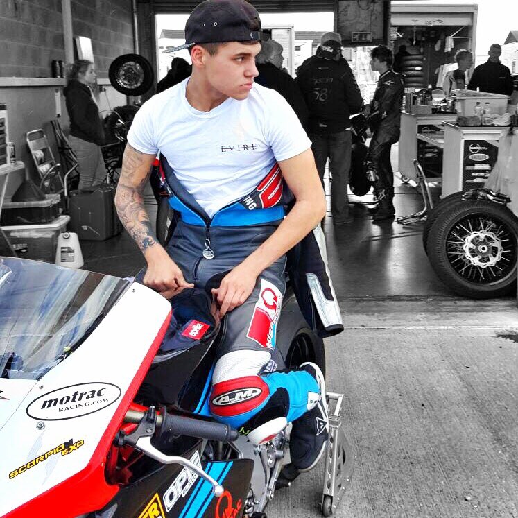 ✌️B I K E   L I F E 🏍💨

——————————————

#ThrowbackThursday to when Connor Sellors had the lucky Classic Tee on before a race! 🏍

——————————————

➖50% OFF EVERYTHING➖
🌐 evireapparel.com 🌐

#EvireApparel #SALE #BikeLife
