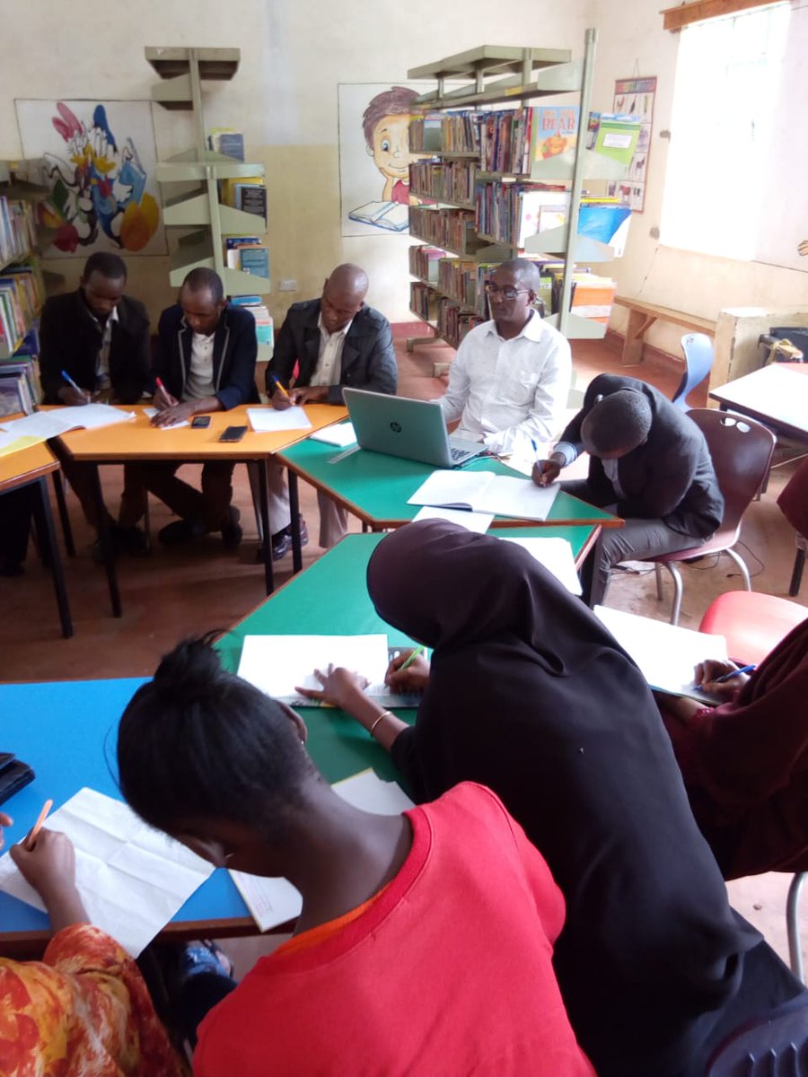 Kenya National Library Service Isiolo branch learning circle. A library in a semi arid area but the community has embraced the new concept if online learning @p2pu  @AfLIACon @EkeneOsui @iefl  @LearningCirclED @learningcircle